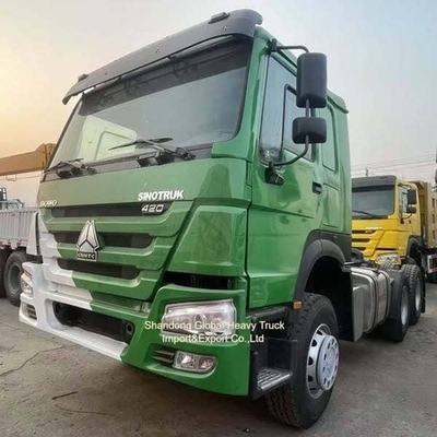 Howo 6x4 Tractor Truck Gebruikt Sinotruk LHD RHD Langafstandsrijden Trailer Truck Head