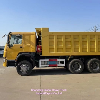 Hoogwaardige tweedehands ophangwagen HOWO 375 ophangwagen 6*4 met handgeschakelde transmissie