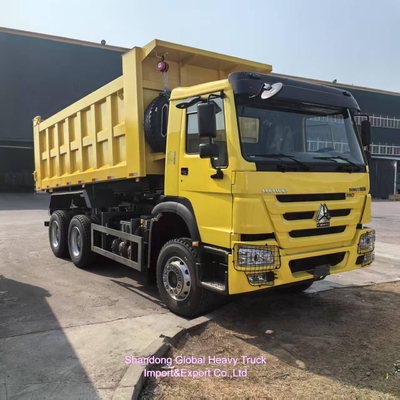 Gebruikte Sinotruk 6X4 10-wiel HOWO Dump Truck Staalmateriaal geëxporteerd naar Afrika