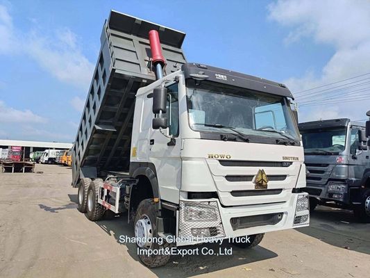 Gebruikte Zware Dump Truck 6×4 Aandrijving 380PK Sinotruk HOWO Kipper met 31-40t Laadvermogen