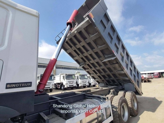 Sinotruck 6X4 HOWO 10 Wheeler Zwaar werk 18 19 20cbm 20m3 Nieuwe gebruikte vrachtwagens Tipper dumper dump truck
