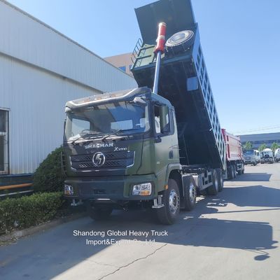 Shacman X3000 Dump Truck 8X4 aandrijving Wiel Zware belasting Tipper Truck met 31-40t laadvermogen en WEICHAI WP12 / WP13 motor