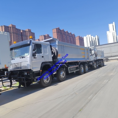 HOWO 7 8X4 371HP Tipper Vernieuwde Sinotruk HOWO Dump Truck 371HP 12 banden