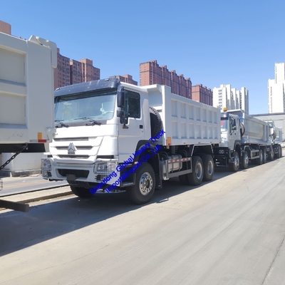 Hoogwaardige Sinotruk HOWO Gebruikte dumpper truck LHD/Rhd Diesel 400 pk 6X4 dump truck