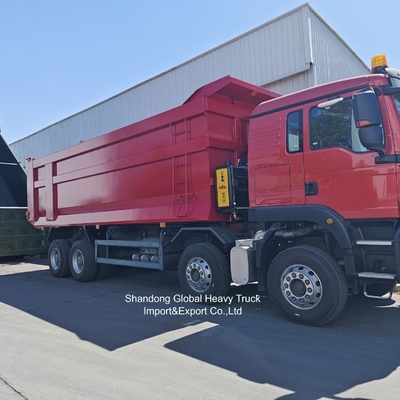 Sinotruk / HOWO Sitrak F3000 A7 371HP 8X4 6X4 Tracotor Handmatige dumpteller Gebruikte truck