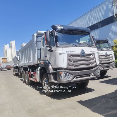 12 wielen Sinotruck 40-60 ton Gebruikte HOWO 8X4 371HP 375HP 380HP Diesel Truck Rechtsrijder Dump Truck