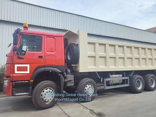 HOWO 7 8X4 371HP Tipper Vernieuwde Sinotruk HOWO Dump Truck 371HP 12 banden