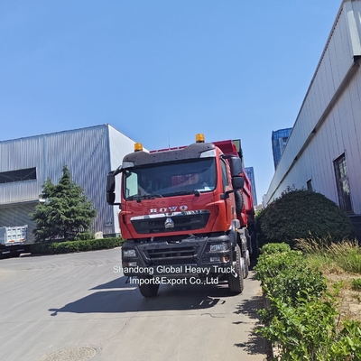 Sinotruk / HOWO Sitrak F3000 A7 371HP 8X4 6X4 Tracotor Handmatige dumpteller Gebruikte truck