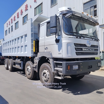 Shacman 30m3 Largo Box 8X4 12 Wheeler Heavy Duty Dump Truck 400HP Dieselmotor Nieuwe conditie Tipper Truck