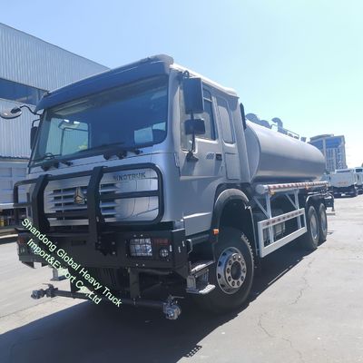 HOWO 6×4 Watertankwagen 20000 Liter Sproeiwagen met Corrosiebestendige Tank