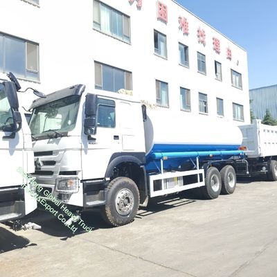 Sino HOWO Merk 6*4 20000L Drinkwatertank Truck Roestvrij staal watertruck