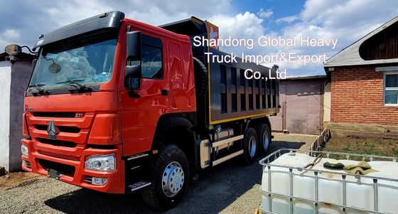 Euro2 Sinotruck 40 ton Gebruikte 10 wielen HOWO Traktorhoofd Trucks Dump Tipper Truck