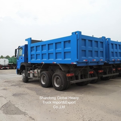 Gebruikelijke Global HOWO Dump Truck Nieuwe blauwe Dump Truck met een grote capaciteit van 35 ton