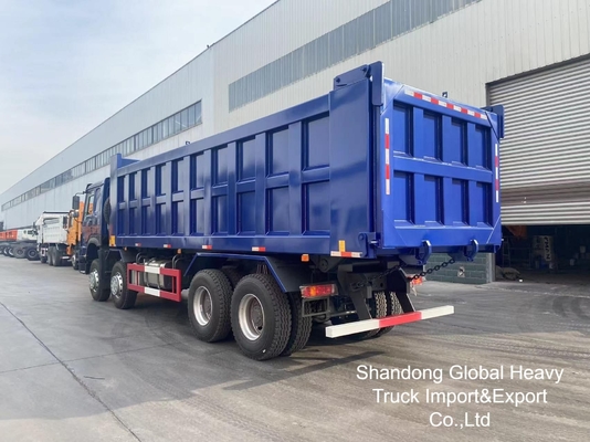 China Sinotruk HOWO Gebruikte 371/375PK 8X4 Rechtsgestuurde Mini Dumper op voorraad