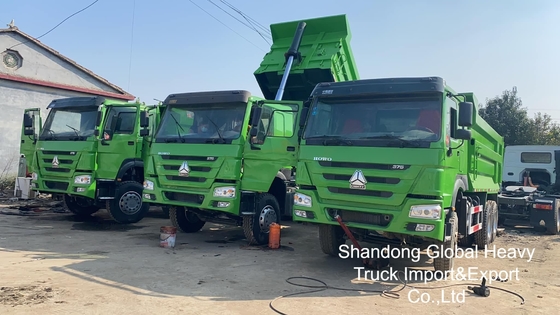Tweedehands Sinotruk HOWO 6X4/8X4 A7/T7 10/12 Wheeler 371hp 18-25cbm Heavy Duty Tipper Dump truck