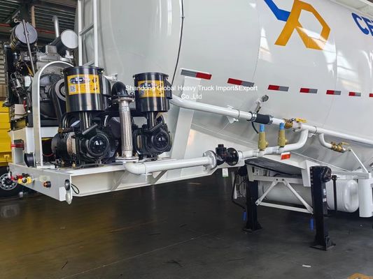 40 Tons 40 CBM Bulk Cement Tanker Semi Trailer with High-Strength Steel for Heavy-Duty Transport