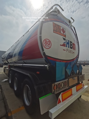 45000 Liter 3-Assige Brandstoftankwagen Oplegger voor Dieseltransport