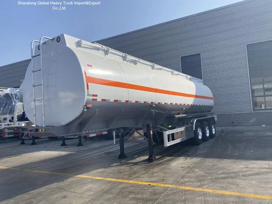 3 assen koolstofstaal Q345B 45000L brandstoftanker Halve aanhanger