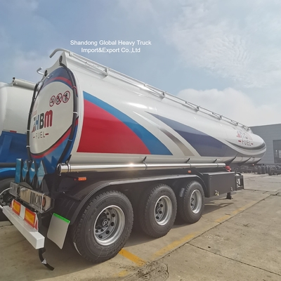 45000 Liter 3-Assige Brandstoftankwagen Oplegger voor Dieseltransport