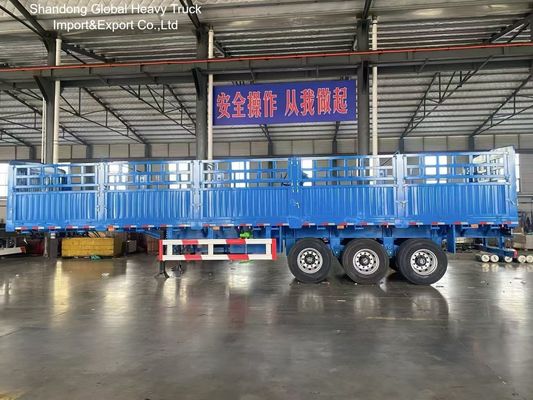 3 assen 50 ton hek half-aanhangwagen met luchtophanging