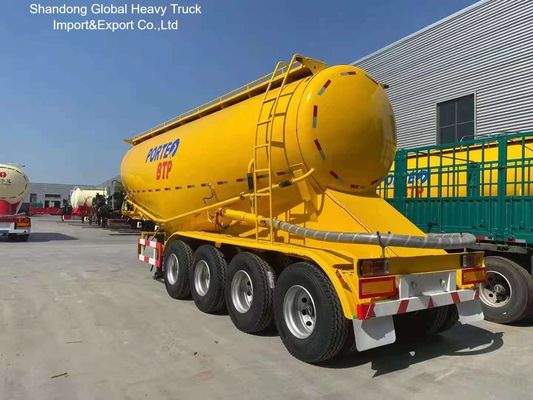 4-assige cement bulker aanhanger 40-80t capaciteit ECE CE-gecertificeerd