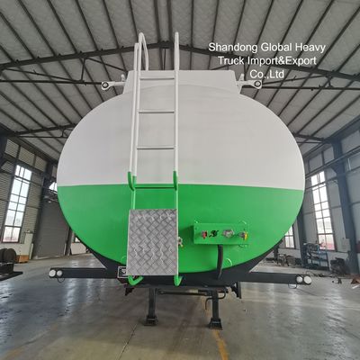 3-Assige brandstoftankwagen oplegger 50000L capaciteit stalen constructie