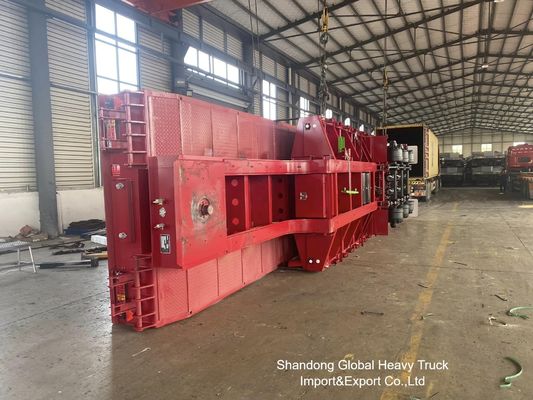 Halve aanhanger met een laag laadvermogen van 60 ton met 3 assen voor het vervoer van zware goederen