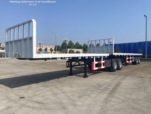 3-assige dieplader oplegger 40FT 60T zwaar werk voor de bouw
