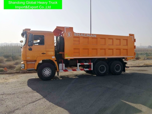 Nieuwe of gebruikte Shacman Dump Truck 6x4 Dumper met Euro 2 emissie 10 voorwaarts versnellingsbak en 8329x2490x3450mm specificatie