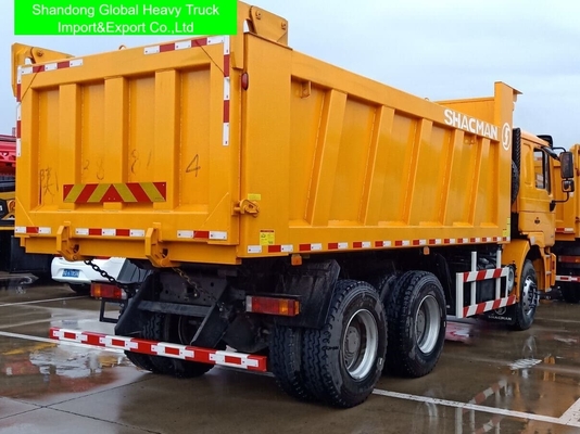 Nieuwe of gebruikte Shacman Dump Truck 6x4 Dumper met Euro 2 emissie 10 voorwaarts versnellingsbak en 8329x2490x3450mm specificatie