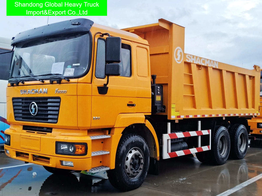 Nieuwe of gebruikte Shacman Dump Truck 6x4 Dumper met Euro 2 emissie 10 voorwaarts versnellingsbak en 8329x2490x3450mm specificatie