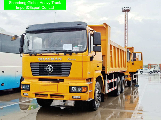 Nieuwe of gebruikte Shacman Dump Truck 6x4 Dumper met Euro 2 emissie 10 voorwaarts versnellingsbak en 8329x2490x3450mm specificatie