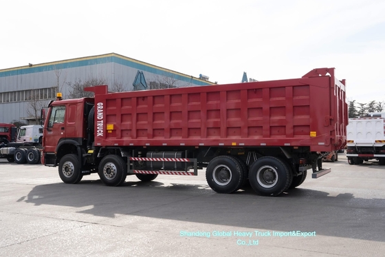 HOWO Dump Truck Tipper Truck 371HP 375HP 8X4 40t-60t laden met uitstekende conditie voor Afrika