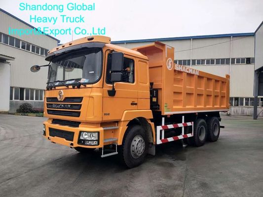 Shacman F3000 6X4 Kipper met 400L brandstoftank, Weichai 380PK motor en handgeschakelde versnellingsbak met 9/12 versnellingen
