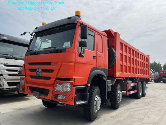 HOWO-7 8x4 Zware Dump Truck met 12.00R20 Banden, 400L Brandstoftank en 8600×2300×1500 mm Laadbak