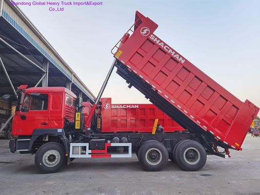 Shacman F3000 6X4 Zware Dump Truck met Euro2 Emissie 400L Brandstoftank en F3000 Cabine met Slaapcabine