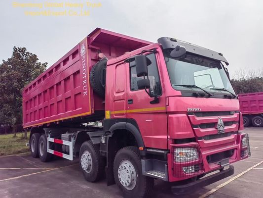 Heavy Duty HOWO Dump Truck 400 pk 35-40 ton Vermogen 8600 × 2300 × 1500 mm Cargo Box