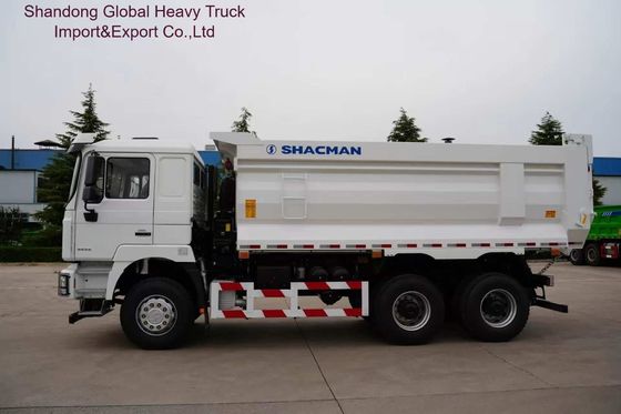 Shacman F3000 Heavy Duty Dump Truck met FAST 12-versnellingen handgeschakelde versnellingsbak MAN 16T Achsaxels en 400L aluminium legering tank