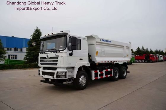 Shacman F3000 Heavy Duty Dump Truck met FAST 12-versnellingen handgeschakelde versnellingsbak MAN 16T Achsaxels en 400L aluminium legering tank
