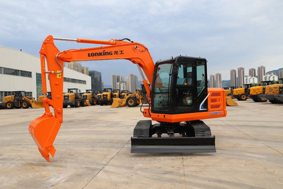 LONKING LG6075 7.5 Ton Hydraulic Excavator with 0.25-0.30 m³ Bucket and Powerful Engine