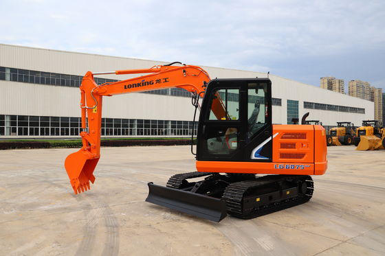 Lonking LG6075 7 Ton Electric Drive Compact Crawler Excavator for Construction Projects