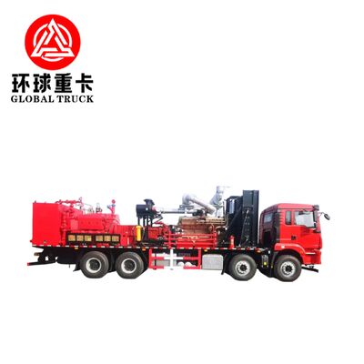 2800 pk Olieveld Fracturatie Unit Vrachtwagen met Hogedruk Plunjerpomp en 8×6 Aandrijfconfiguratie voor Olieboringen