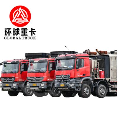 2800 pk vrachtwagen voor het fractureren van olievelden met 8×6 aandrijving en een hogedrukpomp voor het boren van olie