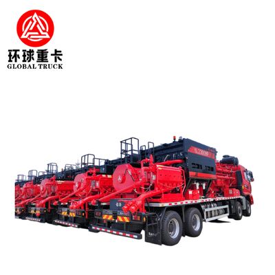 Shacman 8×6 Olieveld Fracturatie Vrachtwagen met Euro 6 Dieselmotor en 1697L/Min Pompverplaatsing