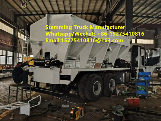 Hot Selling Intelligent Stemming Truck Intelligent blasting of large open-pit mine hole filling vehicle 15 ton Multifunctional Mongolia Guinea Kazakhstan Uzbekistan Indonesia Congo Saudi Arabia