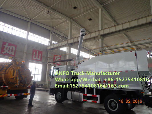 Hoogkostenprestaties HOWO 10/15/20/30T op locatie mengen en laden granulair ammonium explosief ANFO Truck Emulsie Blasting service Boren Zambia/Zimbabwe/Tanzania/Ghana/Guinea/Namibia/Guyana