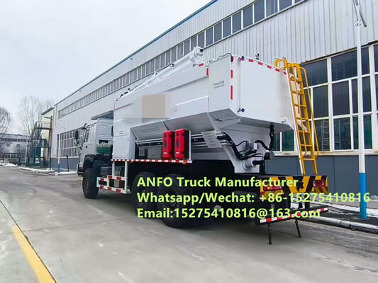 Goede off-road prestaties 6x6 8x8 10/15/20/30T on-site mengen en laden bulkexplosieven ANFO Vrachtwagen Emulsie Blasting service Boren Zambia/Zimbabwe/Tanzania/Ghana/Guinea/Namibia/Guyana