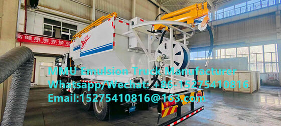 Camions multifonctionnels SINOTRUCK HOWO 15/20/25 tonnes pour le mélange et le chargement d'émulsions, explosifs en vrac ANFO, Mongolie, RDC, Pérou, Ghana, Zimbabwe. Service de dynamitage minier MMU