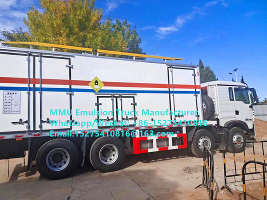 Goede kwaliteit slimme ORICA 15/20/25Ton mobiele meng- en laadwagen voor bulkexplosieven, mijnbouw explosieve diensten Mongolië, Kazachstan, Oezbekistan, Indonesië, Congo DRC, Guinee, Tanzania MMU