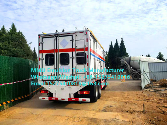 Goede kwaliteit smart HOWO 15T BCRH-15 op locatie mengen en opladen emulsie vrachtwagen bulk explosieven laden vrachtwagen Mongolië Mining Blast service Kazachstan Oezbekistan Indonesië Congo DRC Guinee Tanzania MMU